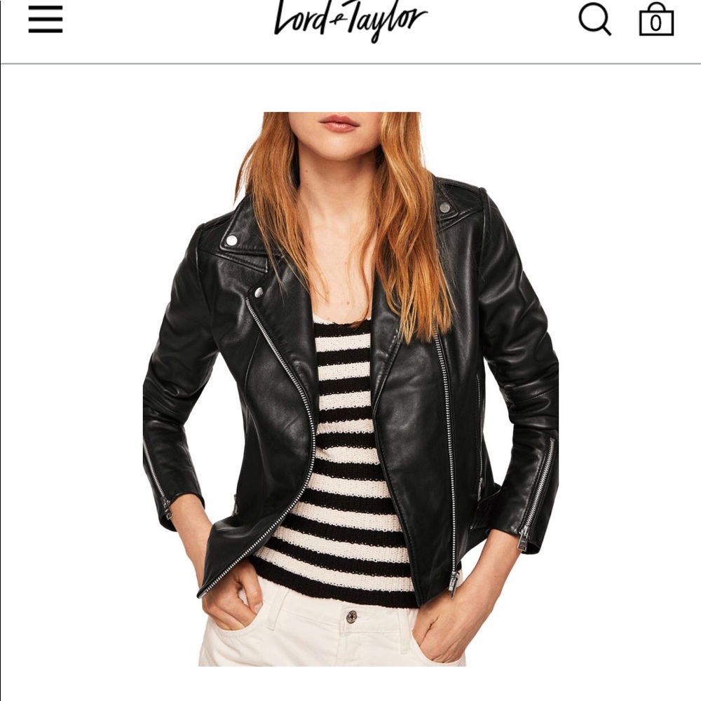 Mango Leather Jacket NWT 🔥